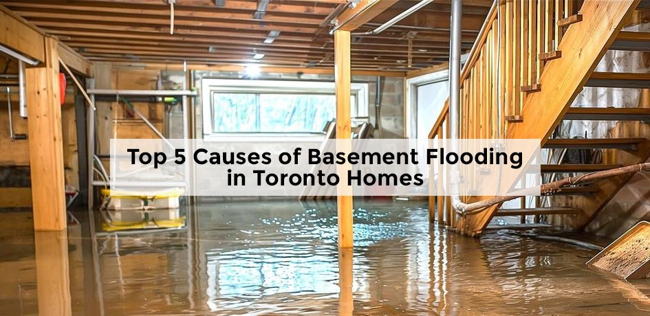 Top 5 Causes of Basement Flooding in Toronto Homes