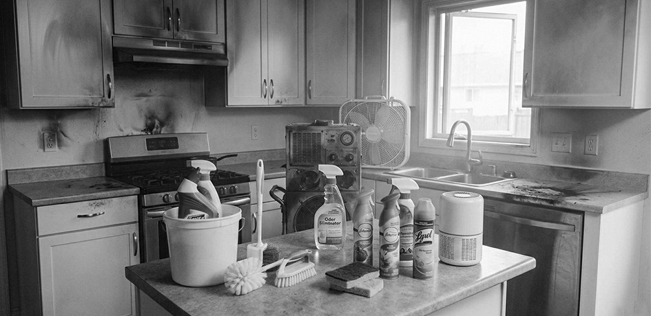 Smoke Odour Removal After a Kitchen