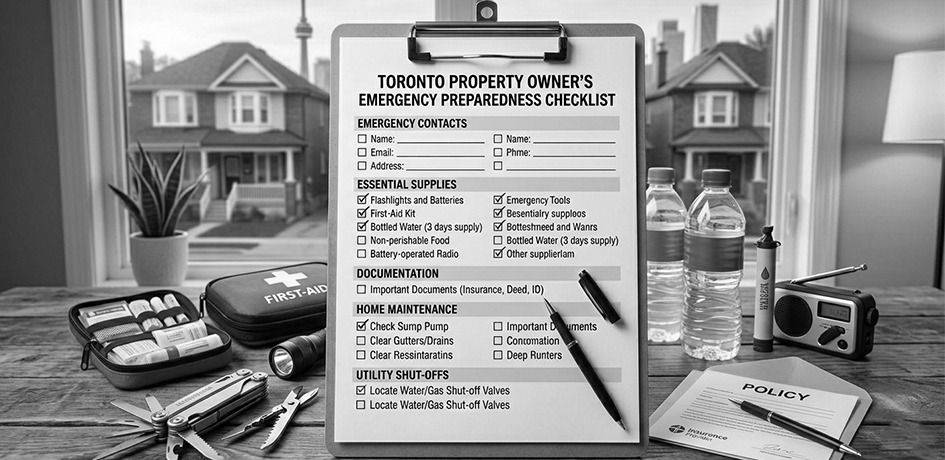 Toronto Property Owner's Emergency Preparedness Checklist